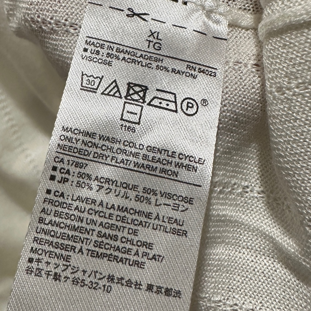 Banana Republic Lightweight Knit Sweater, Size XL New - Picture 3 of 4